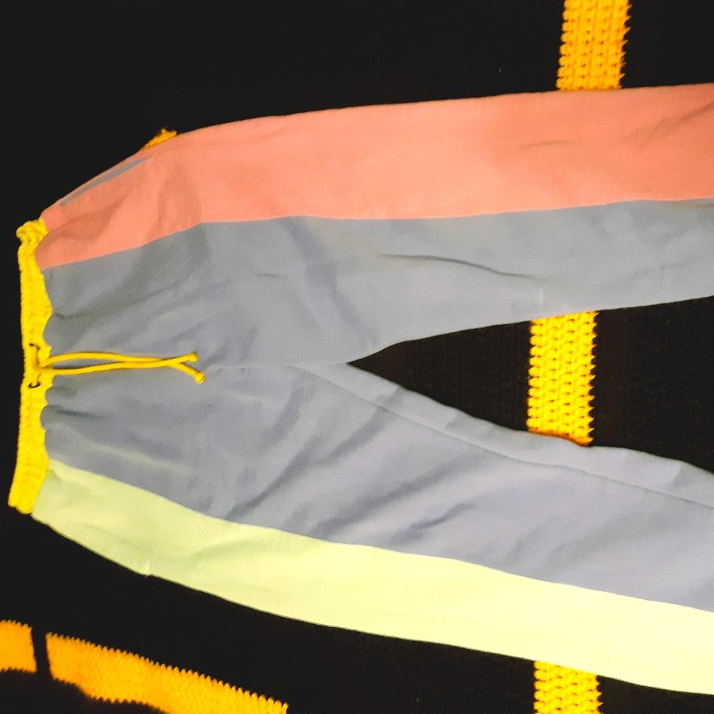 Teddy Fresh Color Block Pastel Joggers